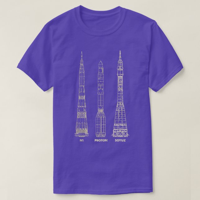 Camiseta Rockets da União Soviética 2 (Frente do Design)