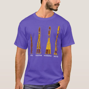 Camiseta Rockets soviéticos russos
