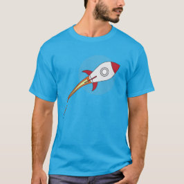 Camiseta Rocketship vermelho