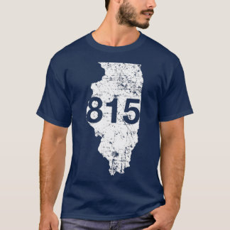 Camiseta Rockford Joliet Area Code 815 Illinois Souvenir G