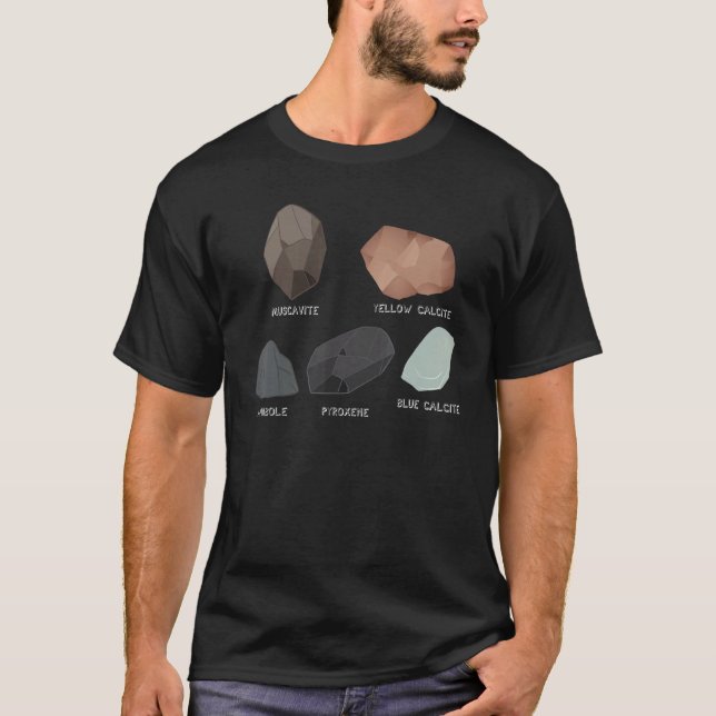 Camiseta Rockhounding Rock Collecting Muscavite Pyroxene Ca (Frente)