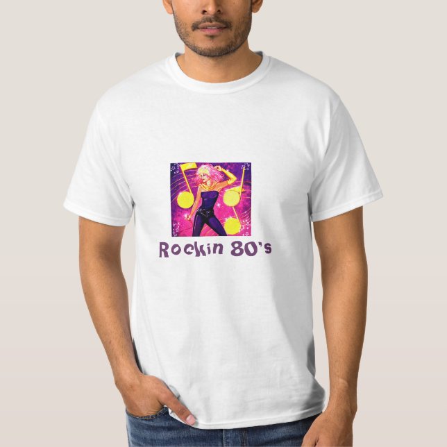 Camiseta Rockin anos 80 (Frente)