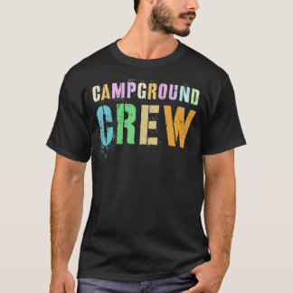 Camiseta Rockin' CAMPGROUND CREW Host Summer Counselor Teac