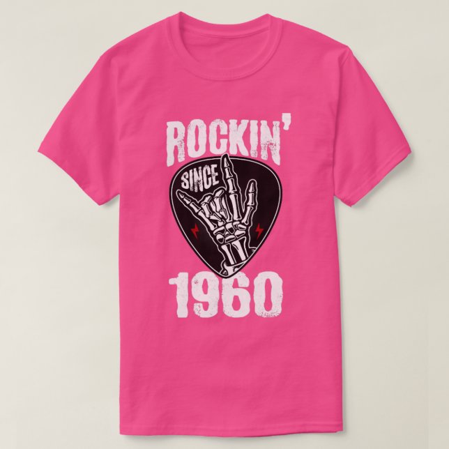 Camiseta Rockin desde 1960 (Frente do Design)