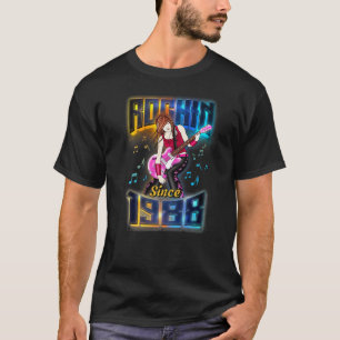 Camiseta Rockin Desde 1988 Rock Music 34º Aniversário
