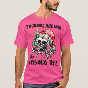 Camiseta Rockin em torno da árvore de Natal 5