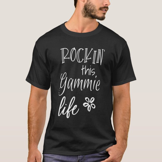 Camiseta Rockin This Gammie Life Special Avó (Frente)
