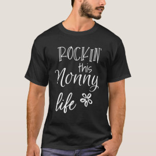Camiseta Rockin This Nonny Life Italy Avó italiana