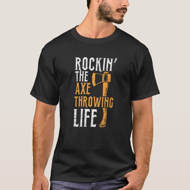 Camiseta Rockinu2019 A Citação De Vida Do Ax Por Um Chapéu (Frente)