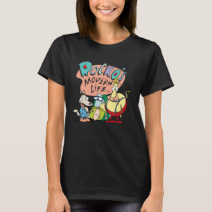 Camiseta Rocko é um grupo de vida moderna que atira em víde