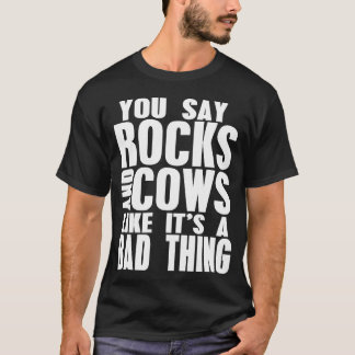 Camiseta Rocks Cows Badhing friend