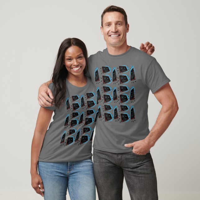 Camiseta Rocks de Cassetes (Unissex)