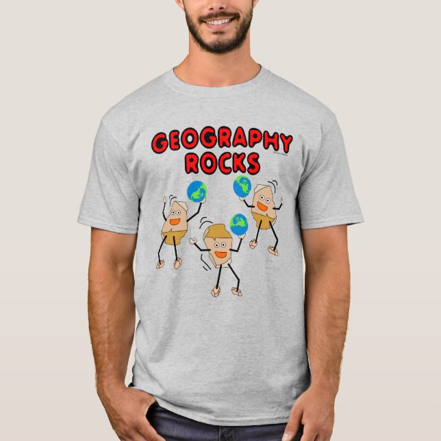 Camiseta Rocks de Geografia (Frente)