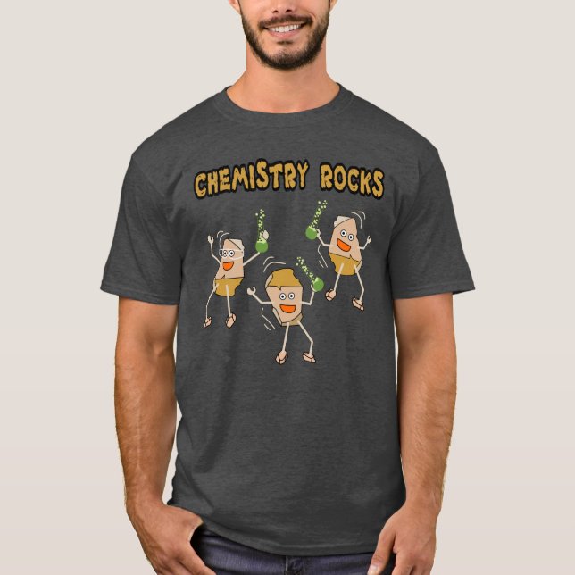Camiseta Rocks de Química (Frente)