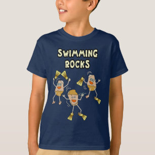 Camiseta Rocks para natação