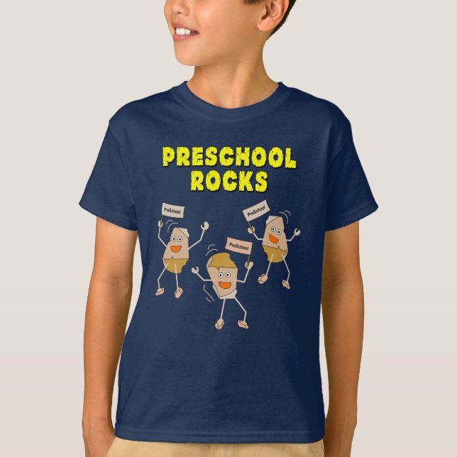 Camiseta Rocks Pré-Escolares (Frente)