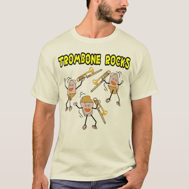 Camiseta Rocks Trombone (Frente)