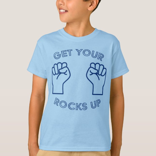 Camiseta Rocks up! (3) (Frente)