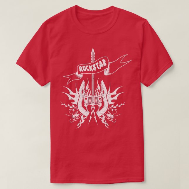 Camiseta Rockstar Ax Guitar01 1 (Frente do Design)