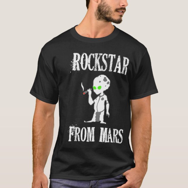 Camiseta Rockstar de Marte (Frente)