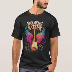 Camiseta ROCKSTAR EDUCACIONAL 1º 2º 3º 4º 5º Ano Chá