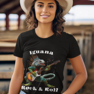 Camiseta Rockstar Iguana em uma Coloração Musical Burst