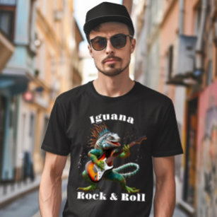 Camiseta Rockstar Iguana em uma Coloração Musical Burst