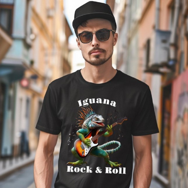 Camiseta Rockstar Iguana em uma Coloração Musical Burst (Criador carregado)