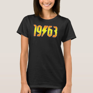 Camiseta Rockstars são Nasceres em 1963 Birthday Rock N Rol