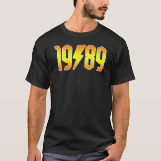 Camiseta Rockstars são Nasceres em 1989 Birthday Rock Theme