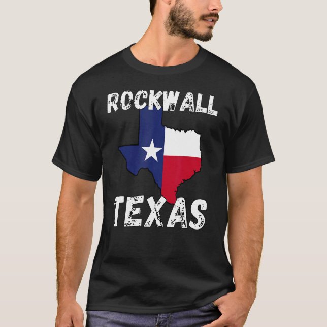 Camiseta Rockwall TX Texas Shirt Texas Shirt (Frente)