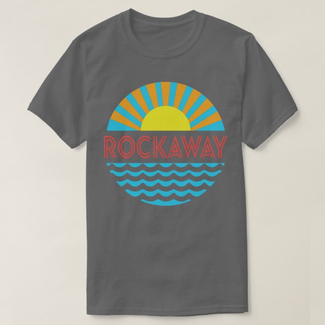 Camiseta Rocky Beach Sun e Waves (Frente do Design)