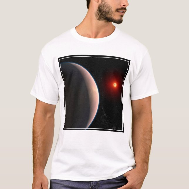 Camiseta Rocky Exoplaneta Gj 486 B Orbitando Uma Estrela An (Frente)