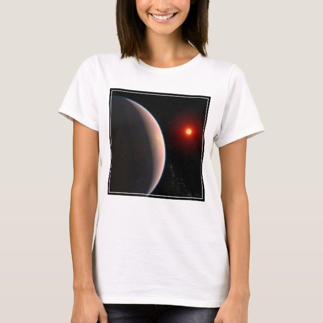 Camiseta Rocky Exoplaneta Gj 486 B Orbitando Uma Estrela An (Frente)