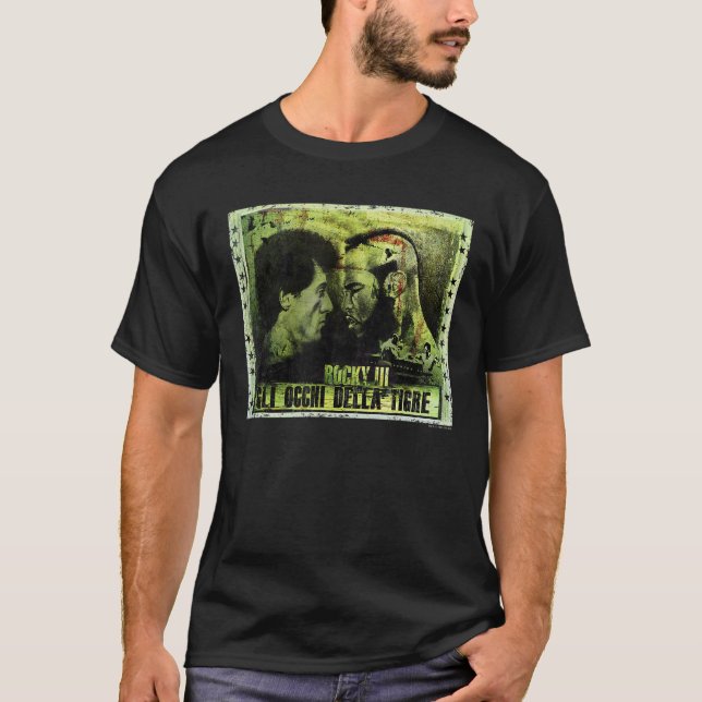 Camiseta Rocky III Clubber Lang Olhos Do Tigre (Frente)