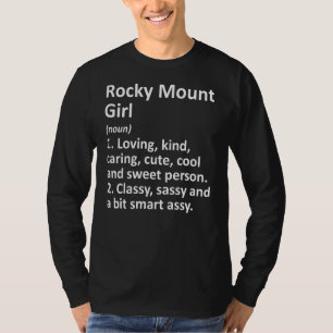 Camiseta ROCKY MONT GIRL NC NORTH CAROLINA Funny City Home