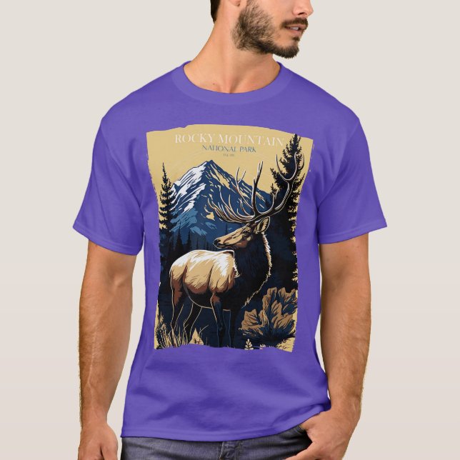 Camiseta Rocky Mountain National Park 3 (Frente)
