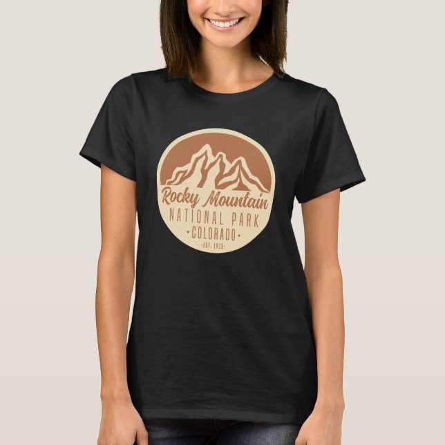 Camiseta Rocky Mountain National Park Colorado (Frente)