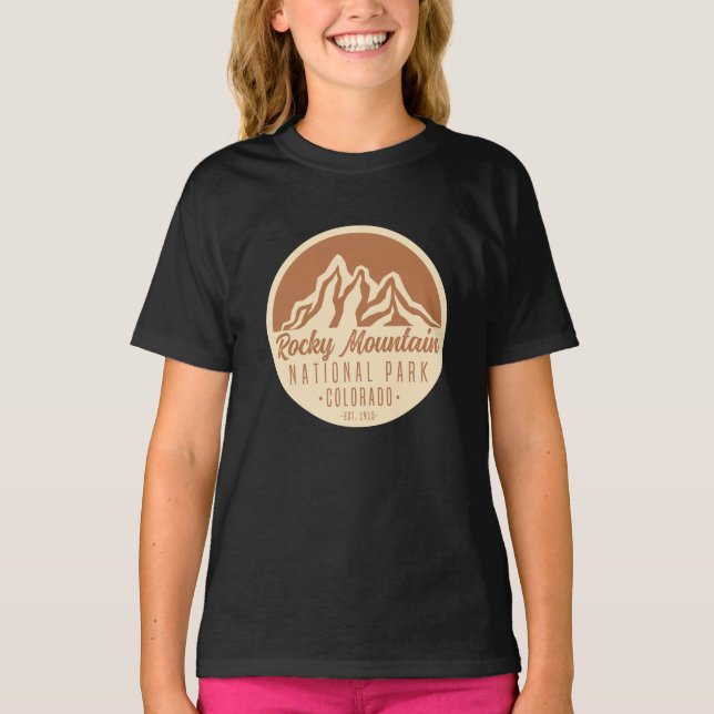Camiseta Rocky Mountain National Park Colorado (Frente)