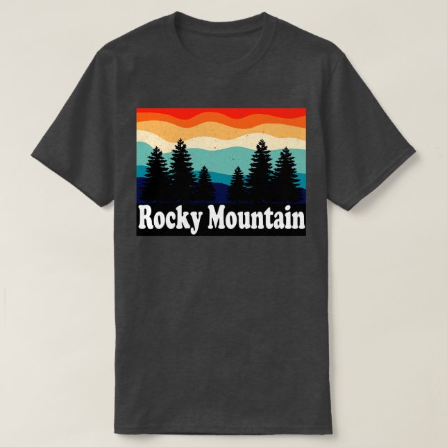 Camiseta Rocky Mountain National Park Colorado (Frente do Design)