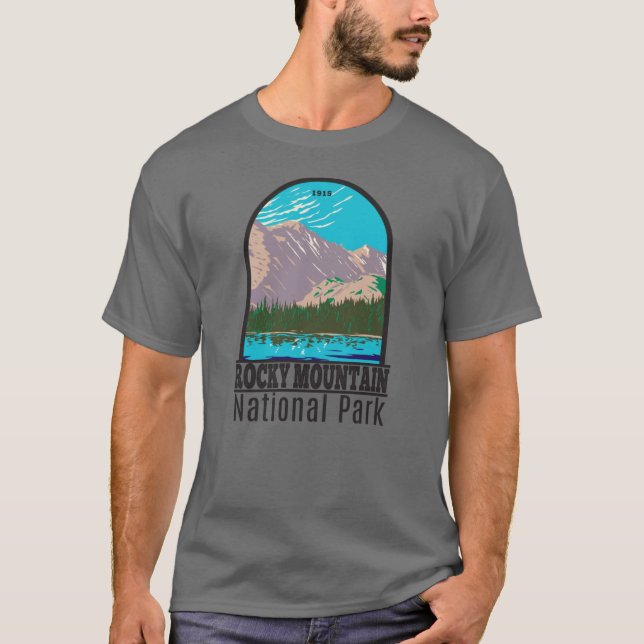 Camiseta Rocky Mountain National Park Colorado Bear Lake (Frente)