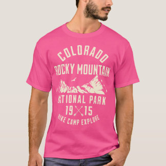 Camiseta Rocky Mountain National Park Colorado Nature Hikin