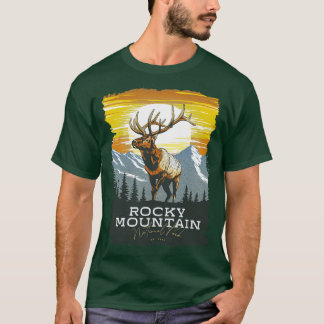 Camiseta Rocky Mountain National Park Elk