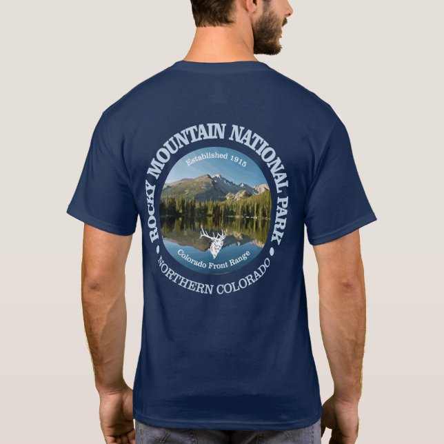 Camiseta Rocky Mountain NP 2 (Verso)