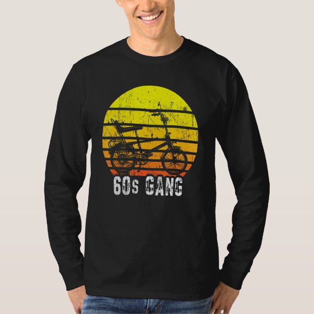 Camiseta Roda Bike High-Riser 60s Biker Gang Hipster Vin (Frente)