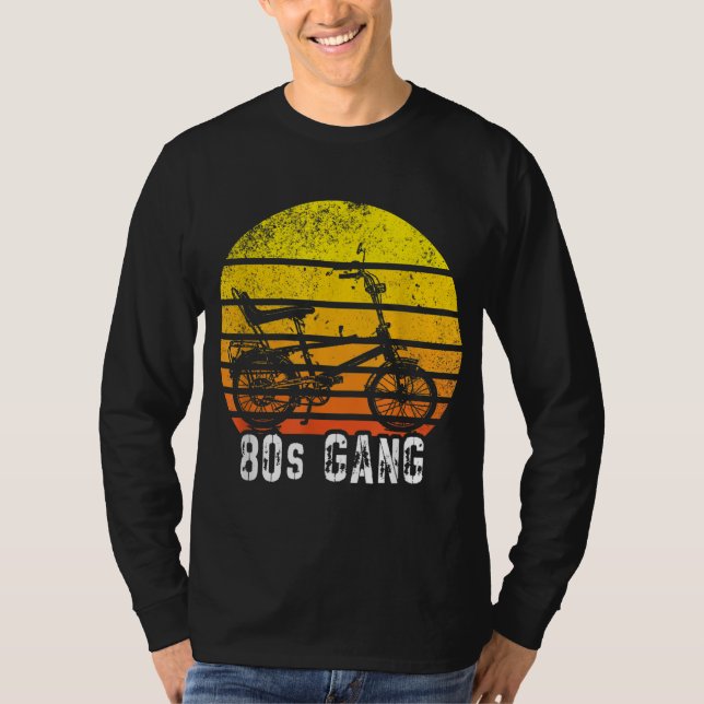 Camiseta Roda Bike High-Riser 80s Biker Gang Hipster Vin (Frente)