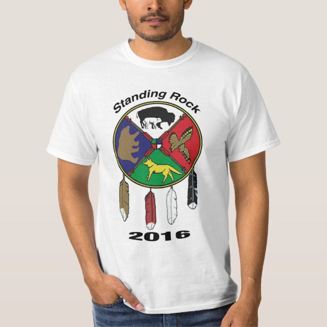Camiseta Roda branca da medicina da mulher do búfalo da (Frente)