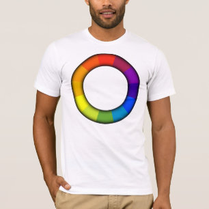 Camiseta roda colorida