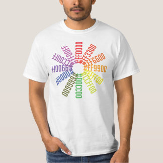 Camiseta Roda de cor do programador