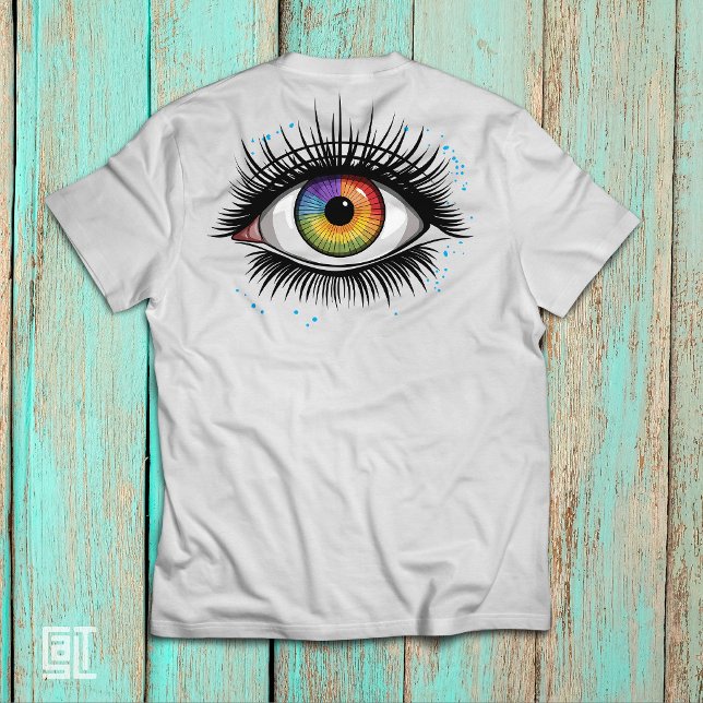 Camiseta Roda de Cores Olho Design Arte Educação Teoria das (Criador carregado)